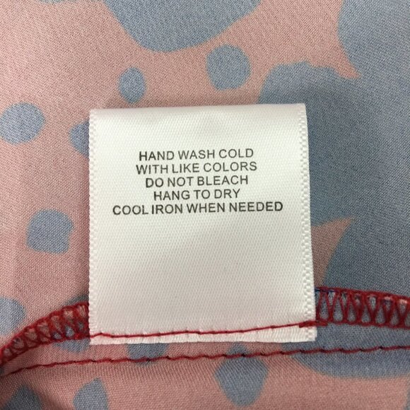 Modcloth Women's Red Dress with Blue Flowers Size Small Timeless Magnetism - Picture 16 of 16